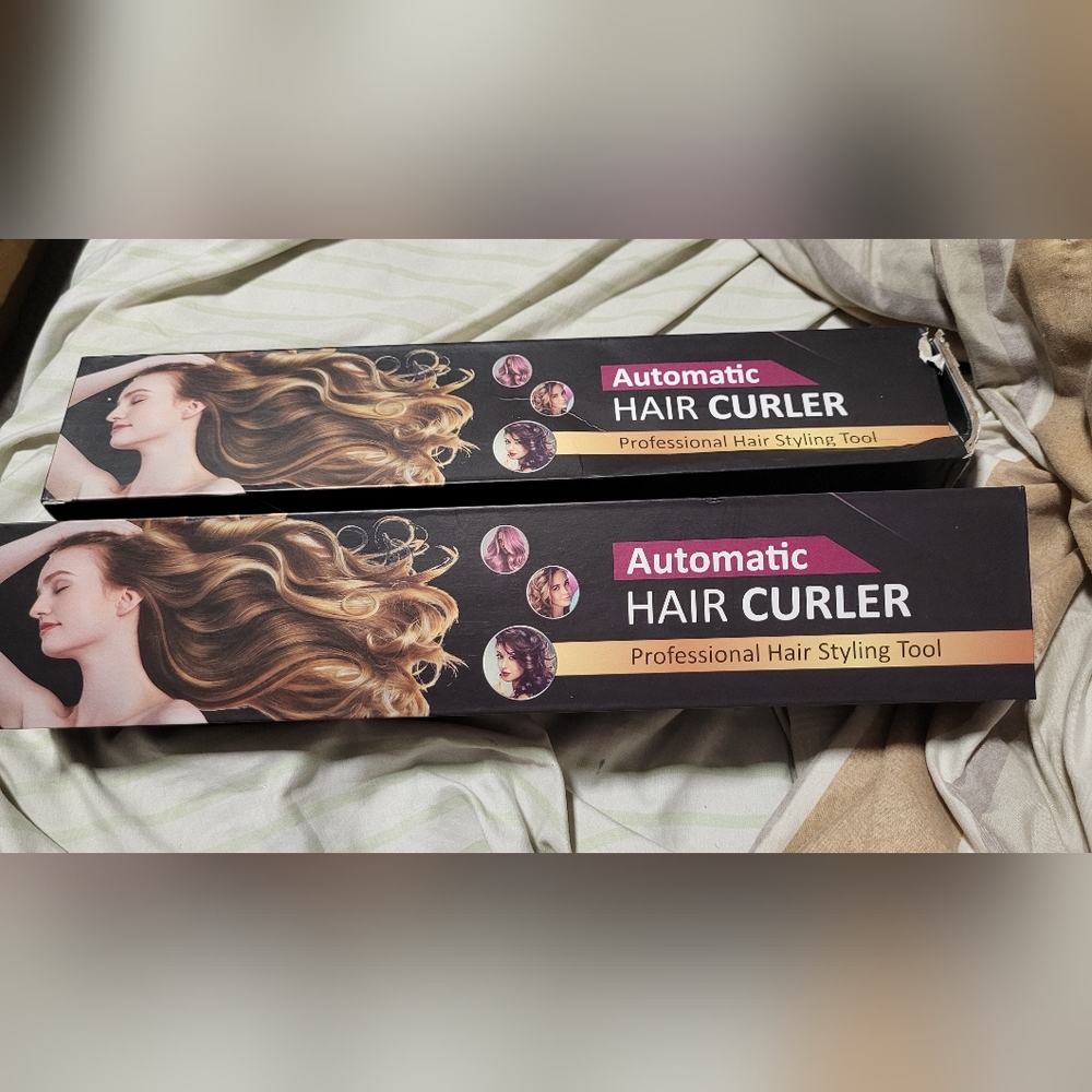 Automatic Hair Curler - Black